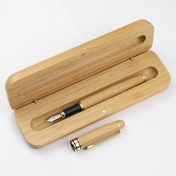 Høj kvalitet bambus business gave pen sæt Pen box set