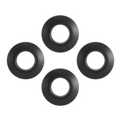 4 kpl kajakin melan tipparenkaat melan suojaus helposti asennettava PVC-mela Musta