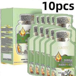 10kpl Natural Plant Hair Dye Bubble Uusi kasvitieteellinen pohja harmaalle hiusvärille Kuplaväri