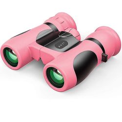 Mikasa Kikkert til børn Drenge Kompakt høj opløsning stødsikker vandtæt kikkert Udendørs Play Bird Watching Type B-Pink