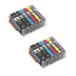 PGI-580 CLI-581XL 580 -mustekasetti, joka on yhteensopiva Canon Pixma Tr7550 Tr8550 Ts705 Ts6350 Ts6351 Ts8150 Ts8251 Ts8350 2setti 12kpl