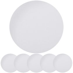 4kpl lampun varjostin diffuusori häikäisemätön kohdevalo lampunvarjostin lampun kansi diffuusori-hy Valkoinen 14.9X14.9CM