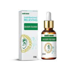 Au Ear Ringing Treatment Oil Drops Liquid Ear Ringing Tinnitus Itchy Ears Relief - 20ml