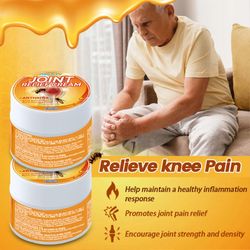 Bee Venom Joint Therapy Cream Monipuolinen Vähennä kipua Lievitä jäykkyyttä Lihasten nokivoide nivelten suojaamiseen Epämukavuus Oletus