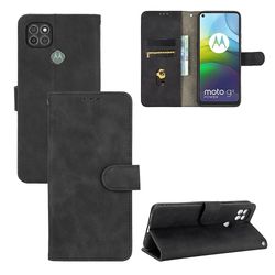 Etui til Motorola Moto G9 Power Cover Premium læder med kortholder Flip Folio magnetisk etui etui coque - sort