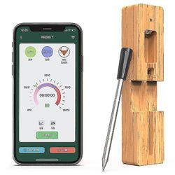 Ovngrill trådløst smart kødtermometer med Bluetooth og Wifi digital forbindelse