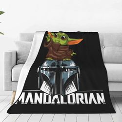 Mandalorian sängyn peitto sohva fleece heittää peitot Muhkea kevyt lämmin kodikas kuningatar peitto kaikkina vuodenaikoina Pörröinen deco-KDE39847 ...