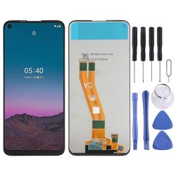 LCD-näyttö ja digitoija koko kokoonpano Nokia 5.4 TA-1333 TA-1340 TA-1337 TA-1328 TA-1325 (musta)