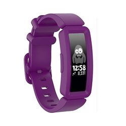 AIR Silikone udskiftning urbånd til Fitbit Inspire HR / Ace 2 Violet