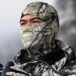 Liltop Army Camo Balaclava Fuld ansigtsmaske Ski Under Hjelm Udendørs Cykling Snood Hals Varmere Høj bjerg camouflage