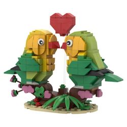 Ystävänpäivä Lovebirds -rakennuslelusetti, on loistava lahja ystävänpäiväksi tai mihin tahansa tilaisuuteen osoittaa jollekulle, että välität, ihan...