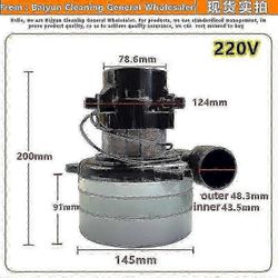 220V tyhjiömoottori Ametek 1200W yleiskäyttöikäiselle 220V 1200W 3 Level