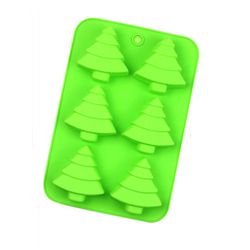 Juletræsform Chokoladekageform DIY Silikone Fondant Kiksform Bagning Form Kage Dekoration Værktøj Sæbe Voksform