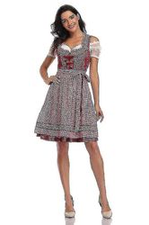 Traditionelle kvinder tyske Oktoberfest Kostume Bayerske Octoberfest Beer Maid Wench Dirndl Fancy Dress Halloween Party Outdit Bourgogne XXL