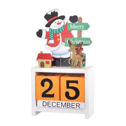 Joulupöytäkalenteri Pöytänumero Päivämäärä Puupalikat Kalenteri Lähtölaskenta Joulupöytä Calenda Kuten