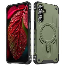 Samsung Galaxy A56 5G A36 5G -kotelo, joka on yhteensopiva MagSafe Four Corner -turvatyynyjen kanssa, PC TPU -puhelimen suojakuoren kanssa Moniväri...