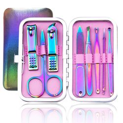 Grape Pp Manicure Sæt Nail Clippers Pedicure Kit Mænd Kvinder Grooming Kit