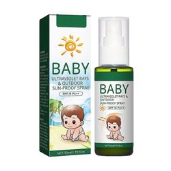 Baby solkremspray, trygt, naturlig solkrem for babyer 1pc