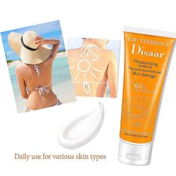 Disaar aurinkovoide kasvoille, UV-suoja, hikoilua estävä, kosteuttava 80 ml:n aurinkovoide 80ML(80ML)