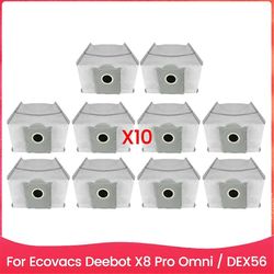 10 kpl tyhjiöpölypussi sopii X8 Pro Omni / DEX56 pölynimurin varaosien pölypussiin
