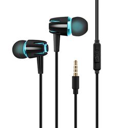 Unbrand Universal 3.5mm kabelforbundet støjreducerende stereo in-ear øretelefontelefon headset med mikrofon til Android-telefon pc musikopkald tilb...