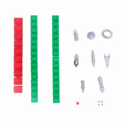 Muoviset Monopoly Game Houses hotellit Vaihtopakkaus Pelitarvikesarja Kestävä materiaali Yhteensopivat osat perheen lautatoimintaan