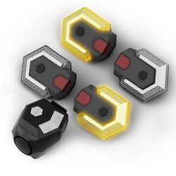 2023 UUSI 4kpl pyörän suuntavilkut etu- ja takavalo älykkäällä langattomalla kaukosäätimellä pyörän takavalo pyöräilyyn Turvallisuusvaroitusvalo to...