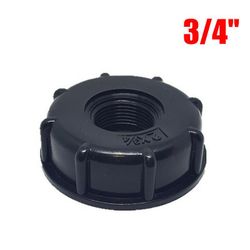 1x 3størrelser Adapter Tank Tilslutning Gevindhætte 1/2 "3/4" 1 " Tankforbindelse