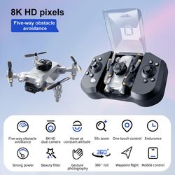 Sajygv V30 Mini droner med 4k kamera, holdbar professionel Uav Wifi FPV drone, foldbar quadcopter, forhindring af forhindringer, legetøj til børn, ...