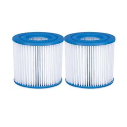 Summer Waves erstatning Type D Pool Filter Patron I Heavy-Duty Paper 2 Pack