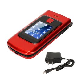 Vanhempi läppäpuhelin iso fontti iso näyttö kova ääni 2G matkapuhelin erittäin pitkällä valmiustilassa dual card dual standby 4800mAh US 100 ?240V ...