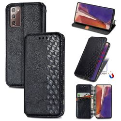 Gangxun Sag til Samsung Galaxy Note 20 Flip Cover Tegnebog Flip Cover Tegnebog Magnetisk Beskyttende Handytasche sag Etui - Sort