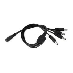 1 kvinde til 4 mand Dc Power Splitter kabel til Cctv Sikkerhed Kamera Er Vic