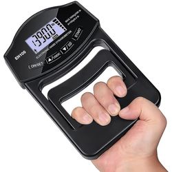 POTATO Pitovoiman testaaja, 396 paunaa / 180 kg digitaalinen käsidynamometri kahvan lujuusmittari usb lcd-näyttö käsi