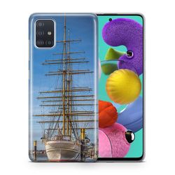 König Taske Mobiltelefonbeskytter til Samsung Galaxy A11 Case Cover Bag Kofanger Cases TPU Ny Sejlbåd