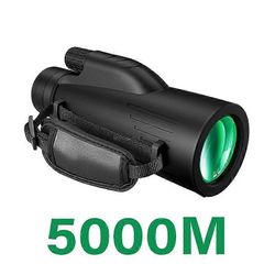 5000M tehokas monokulaarinen 12x50 yönäkymä monokulaarinen pitkä ulottuvuus kannettava teleskooppi suuri suurennus ammattilainen
