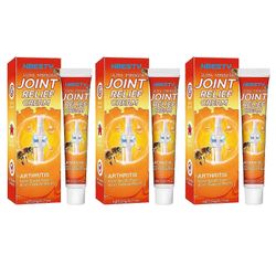 Bee-Venom Professional hoidot Geeli Nivelkipu Käsittele rauhoittavaa hierontavoidetta ulkoiseen käyttöön 3pcs