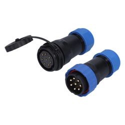 Ilmailuliitin 8-nastainen uros-naarasliitin antioksidantti vedenpitävä erilaisiin sovelluksiin