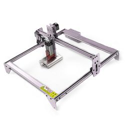 ATOMSTACK A5 Pro 40W laserkaivertaja CNC-työpöytä DIY laserkaiverrusleikkauskone 410x400 eng Hopea EU Plug