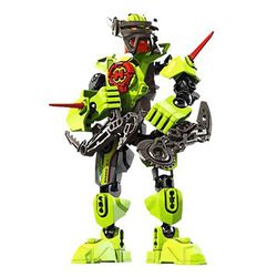 Star Warrior Soldiers Heroes Factory Bionicle Surge String Robotfigurer Blockerar barnleksaker Grön