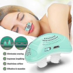 Ny 2023 Electric Mini Cpap Noise Anti Snoring Device Sleep Apnea Stop Snore Aid Stopper