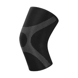 Nylon elastisk knæ pad sports sikkerhed fitness gear patella protektor tandbøjle kører basketball volleyball støtte knæpude 01 L