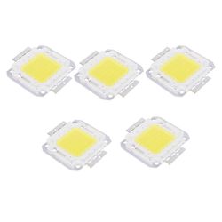 5X suuritehoinen 50W LED-siru DIY-lamppu valkoinen 3800LM 6500K