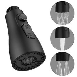 Keittiö Kylpyhuone Hana Vedä suihkupään vesisuihkun vaihtopää musta