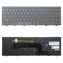 Amerikansk version tastatur med tastaturbaggrundsbelysning til Dell Inspiron Ikke angivne