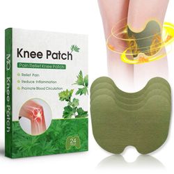 Smertelindring Patches, Heat Patches For Knee Pain Relief Selvopvarmende Pain Patch For Knee Joint Skulder Nakke Rygsmerter Lindre Patches 24pcs