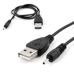Hellfire Trading USB-ladekabel for e-krage hundetreningslader bly svart