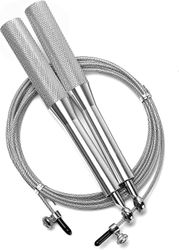 Linkrunning Jump Rope, Aluminium legering håndtag Metal Bearing Jumping Ropes, Training Fitness Steel Wire Skipping Rope Justerbar øvelse Speed Jum...
