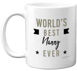 Stuff4 Verdens bedste Nanny Mug fødselsdag præsenterer Nan Nana Perfect Christmas Xmas Gave 11 ounce Premium Tea Cup