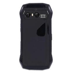 Iskunkestävä puhelimen kuori tarkalla leikkauksella Blackview N6000:lle Musta